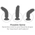 King Cock - vibrador com ventosa 23 cm - cor pele