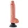 King Cock - vibrador com ventosa 25 cm - cor natural