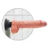 King Cock - vibrador com ventosa 25 cm - cor natural