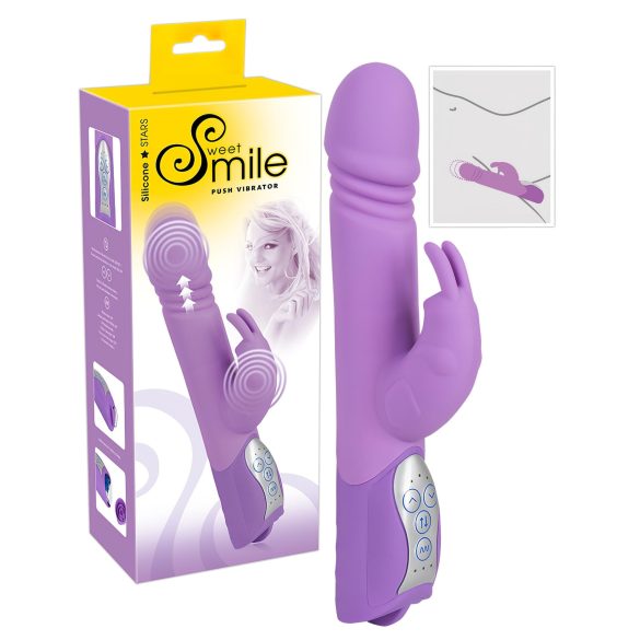 Vibrador Smile Push com braço estimulador (roxo)