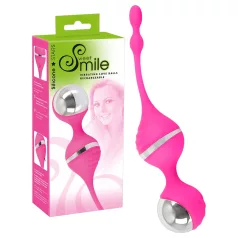 SMILE - bola vaginal vibratória - silicone rosa