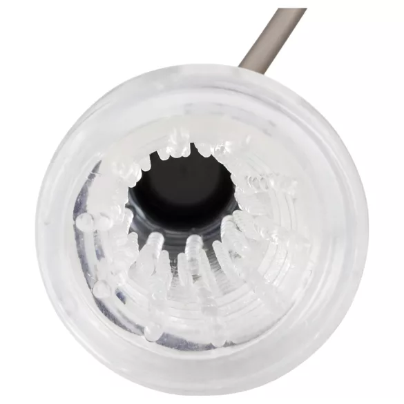 You2Toys - bomba peniana e masturbador 2 em 1 - transparente