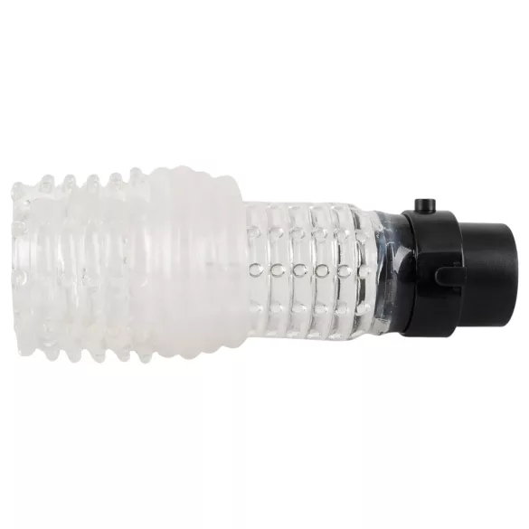 You2Toys - bomba peniana e masturbador 2 em 1 - transparente