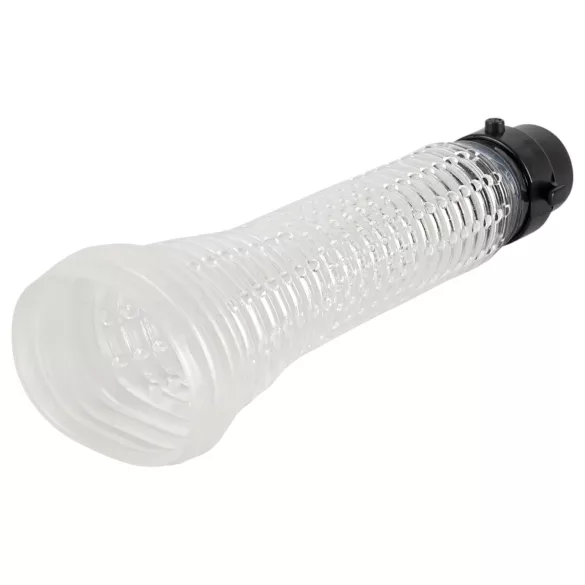 You2Toys - bomba peniana e masturbador 2 em 1 - transparente