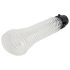 You2Toys - 2 em 1 - bomba peniana e masturbador (transparente)