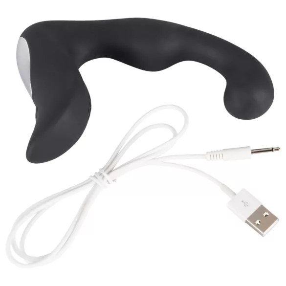 Rebel - vibrador de próstata recarregável - silicone preto