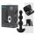 b-Vibe - Vibrador Anal Triplo com Pérolas (Preto)