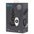 b-Vibe - Vibrador Anal Triplo com Pérolas (Preto)