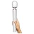 le Wand - vibrador massageador exclusivo com bateria recarregável (branco)