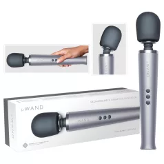 le Wand - massageador vibrador recarregável luxo - prateado