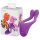 BeauMents Doppio - vibrador duplo recarregável com 3 motores (roxo)