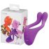 BeauMents Doppio - vibrador duplo recarregável com 3 motores (roxo)