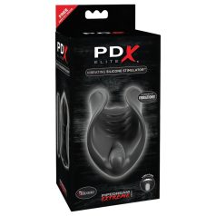 PDX Elite - Vibrador de Silicone para Pênis (Preto)