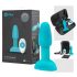 b-Vibe Rimming - Vibrador Anal com Esferas Giratórias (Turquesa)
