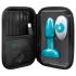 b-Vibe Rimming - Vibrador Anal com Esferas Giratórias (Turquesa)