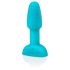 b-Vibe Rimming - Vibrador Anal com Esferas Giratórias (Turquesa)