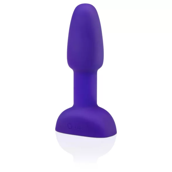 b-Vibe Rimming - vibrador anal com contas giratórias (roxo)
