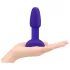 b-Vibe Rimming - vibrador anal com contas giratórias (roxo)