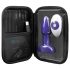 b-Vibe Rimming - Vibrador anal giratório com pérolas (roxo)