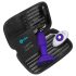 b-Vibe Rimming - Vibrador anal giratório com pérolas (roxo)
