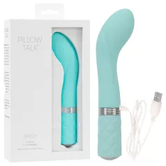   Pillow Talk Sassy - vibrador ponto G recarregável - silicone turquesa