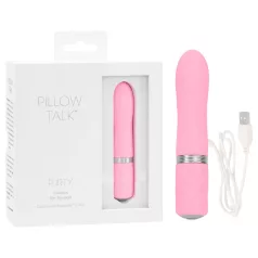   Pillow Talk Flirty - vibrador bullet recarregável - silicone rosa