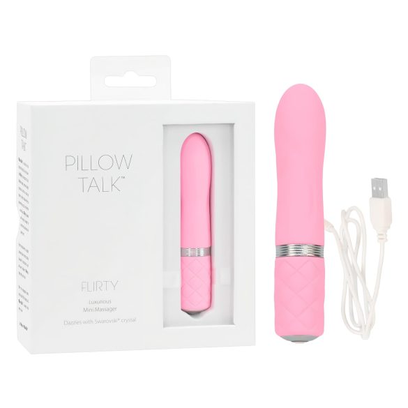 Pillow Talk Flirty - Vibrador Recargável (Rosa)