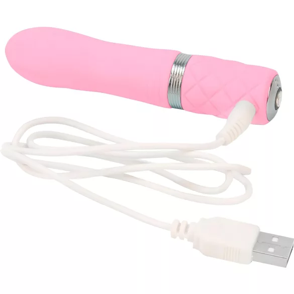 Pillow Talk Flirty - vibrador bullet recarregável - silicone rosa