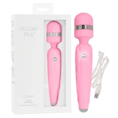   Pillow Talk Cheeky Wand - vibrador de massagem recarregável (rosa)