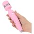 Pillow Talk Cheeky Wand - vibrador massajador recarregável (rosa)