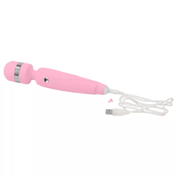 Pillow Talk Cheeky Wand - vibrador massageador recarregável (rosa)