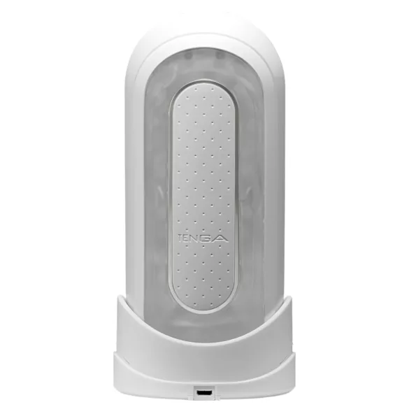 TENGA Flip Zero - masturbador masculino vibratório - branco