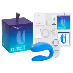   We-Vibe Match - vibrador casal recarregável à prova d'água - azul