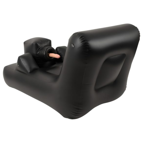 Dark Magic - máquina de sexo com cama a pilhas (preto)