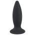 Veludo Negro S - vibrador anal iniciante, recarregável (preto)