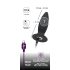 Veludo Negro S - vibrador anal iniciante, recarregável (preto)