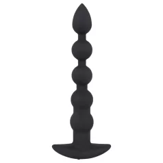   Black Velvets - vibrador anal recarregável com 5 esferas (preto)