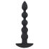 Veludo Negro - Vibrador Anal 5 Pérolas Recarregável (Preto)