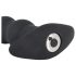 Veludo Negro - Vibrador Anal 5 Pérolas Recarregável (Preto)