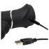 Happyrabbit Triple - Vibrador Recarregável com Estimulador Clitoriano e Anal (Preto)
