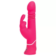   Happyrabbit - vibrador com movimento e estimulador de clitóris recarregável
