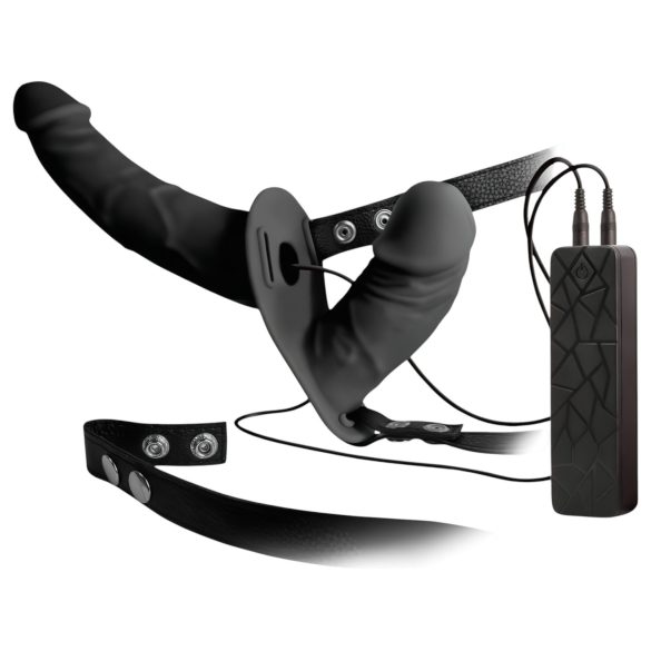 Double Thruster - vibrador duplo ajustável (preto)