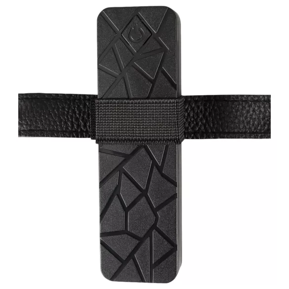 Double Thruster - vibrador duplo com cinta - preto