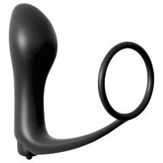   Pipedream - Analfantasy - vibrador anal de dedo com anel peniano (preto)