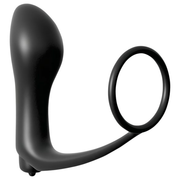 Analfantasy - vibrador de dedo com anel peniano (preto)