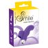 SMILE Finger - vibrador de dedo ondulado em silicone (roxo)