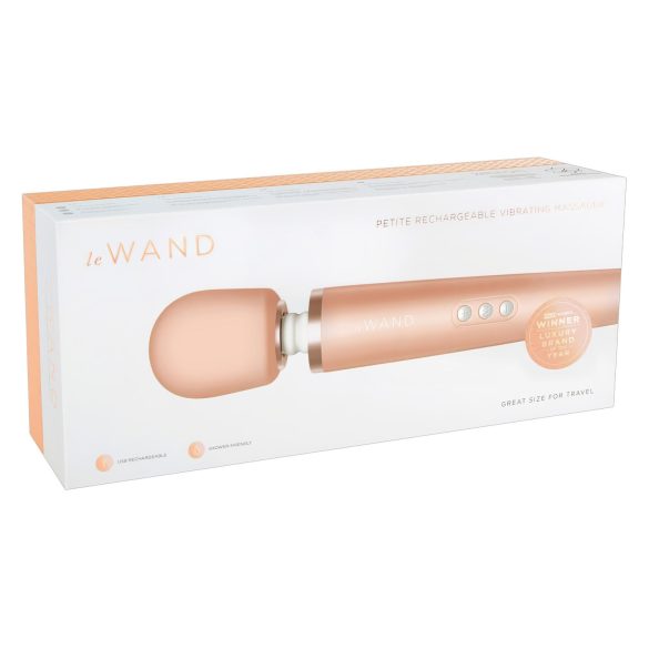 Le Wand Petite - vibrador massageador exclusivo (ouro rosa)