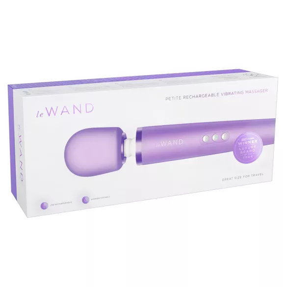 Le Wand Petite - vibrador massageador recarregável - lilás