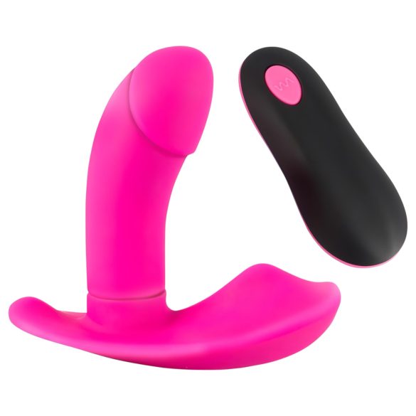 SMILE Panty - vibrador recarregável com comando, vestível (rosa)
