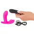 SMILE - vibrador calcinha com controle remoto recarregável - silicone rosa